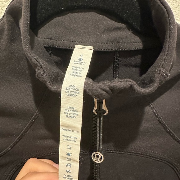EUC Lululemon Define Jacket Black 4 - Picture 3 of 3